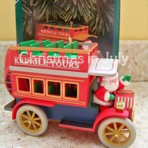 Hallmark 1992 Kringle Tours Here Comes Santa Series Christmas Ornament